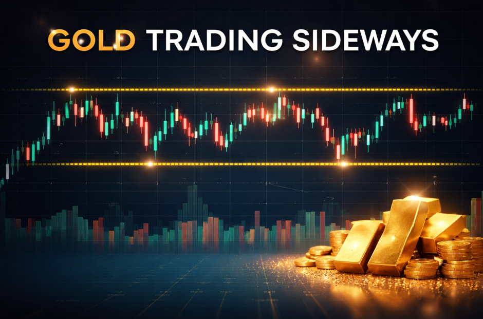 Range-bound pricing as gold pauses within trend